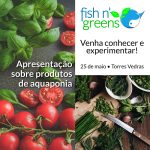 Apresentação sobre produtos de aquaponia