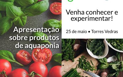 Apresentação sobre produtos de aquaponia